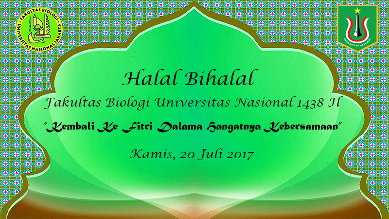 Halal Bihalal Fakultas Biologi UNAS