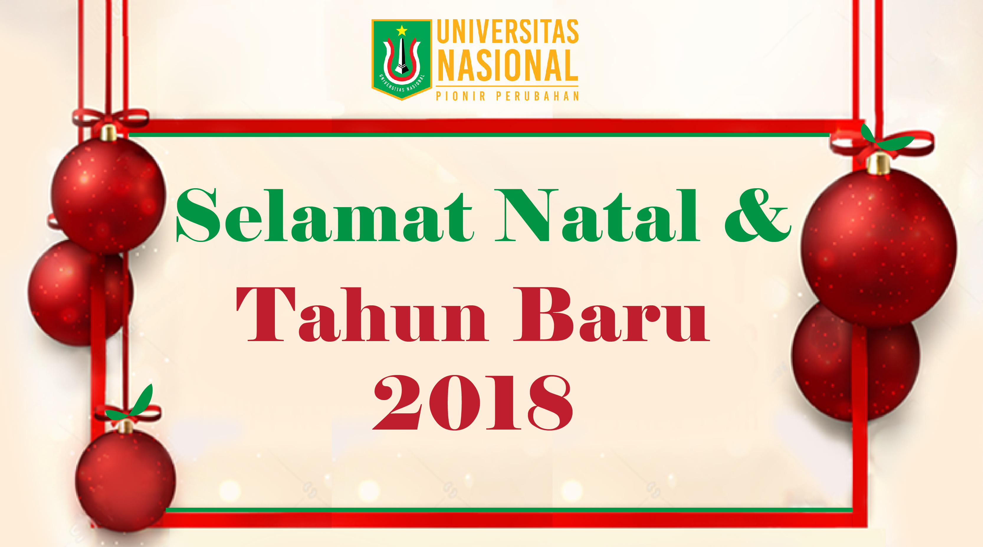SELAMAT NATAL & TAHUN BARU 2018 – Universitas Nasional