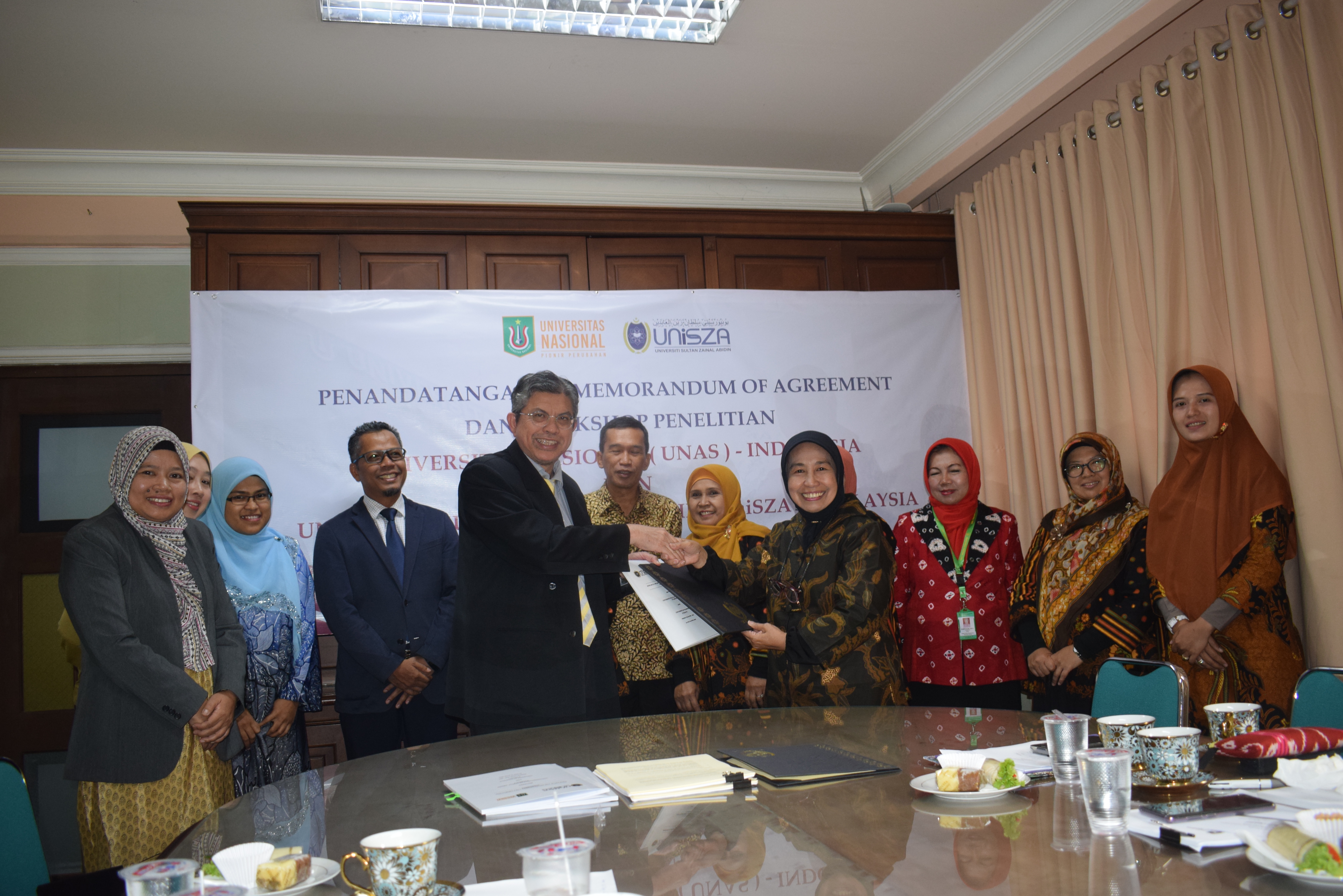 Gandeng Unisza Malaysia Unas Perkuat Kerjasama Di Bidang Penelitian Dan Workshop Universitas Nasional