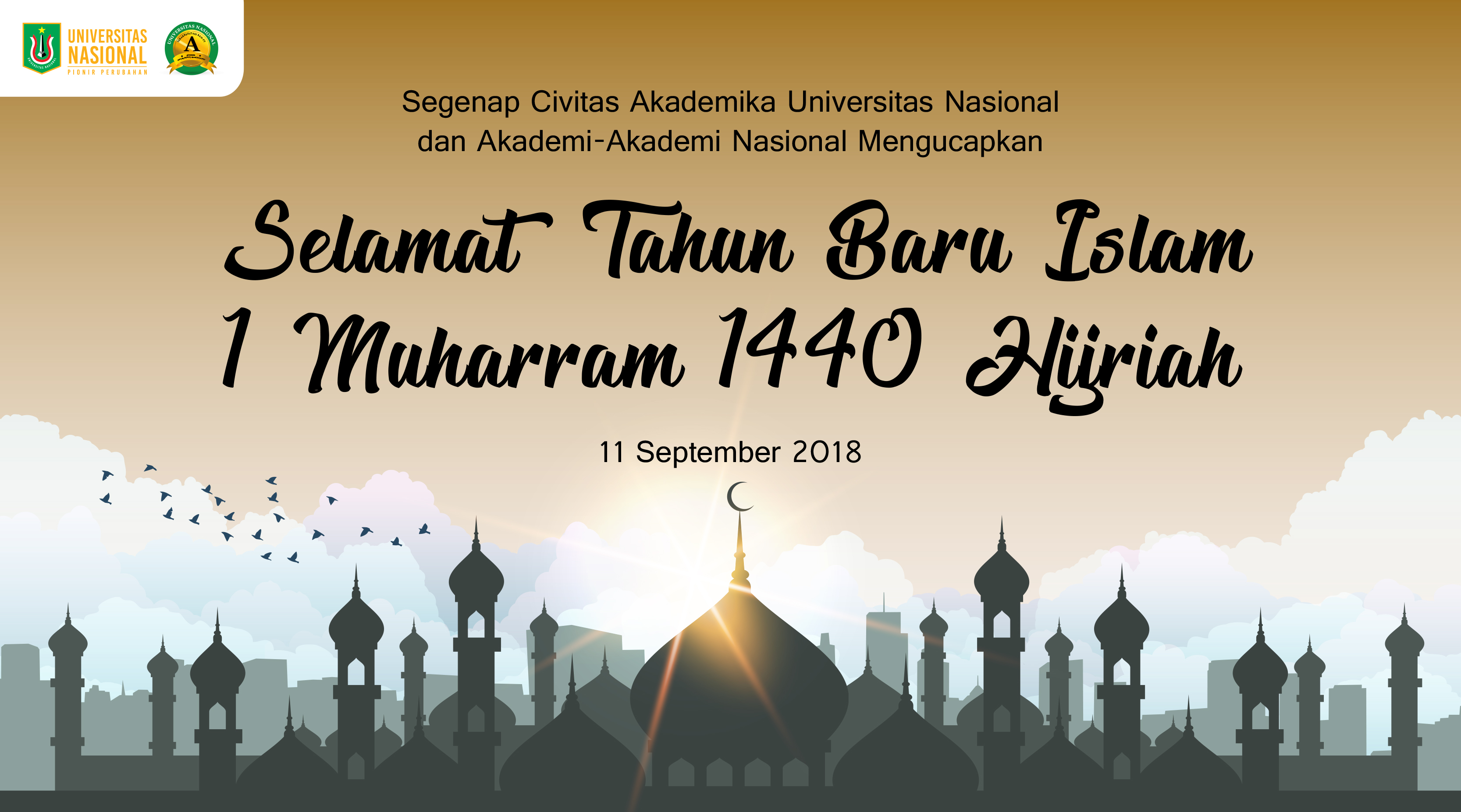 Selamat Tahun Baru Islam 1 Muharram 1440 Hijriah – Universitas Nasional