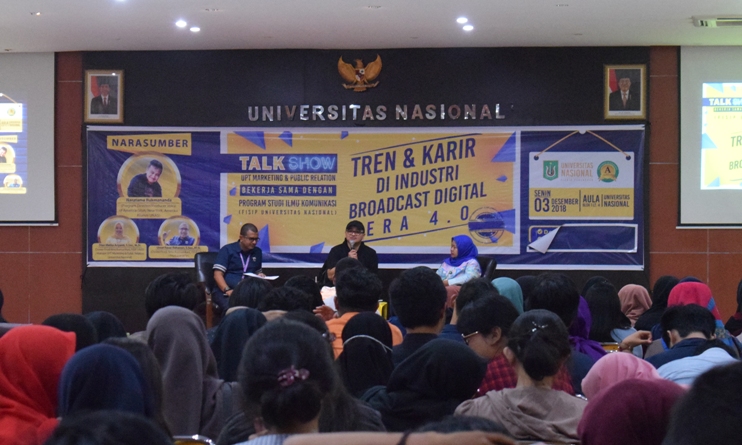 Talk Show Tren & Karir di Industri Broadcast Digital Era 4.0 (1)