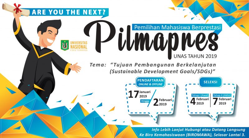 Pemilihan Mahasiswa Berprestasi Tahun 2019 – Universitas 