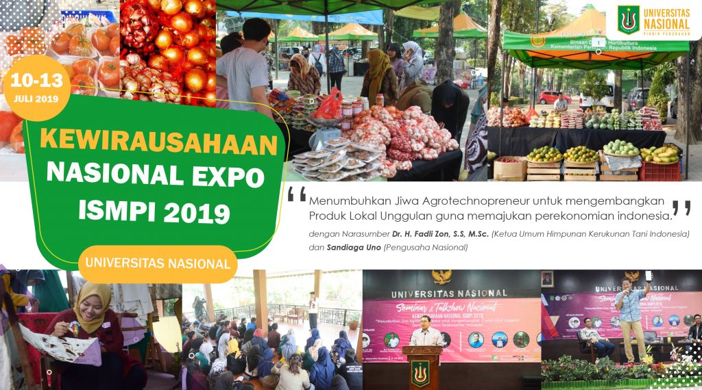 KEWIRAUSAHAAN NASIONAL EXPO ISMPI 2019 Universitas Nasional
