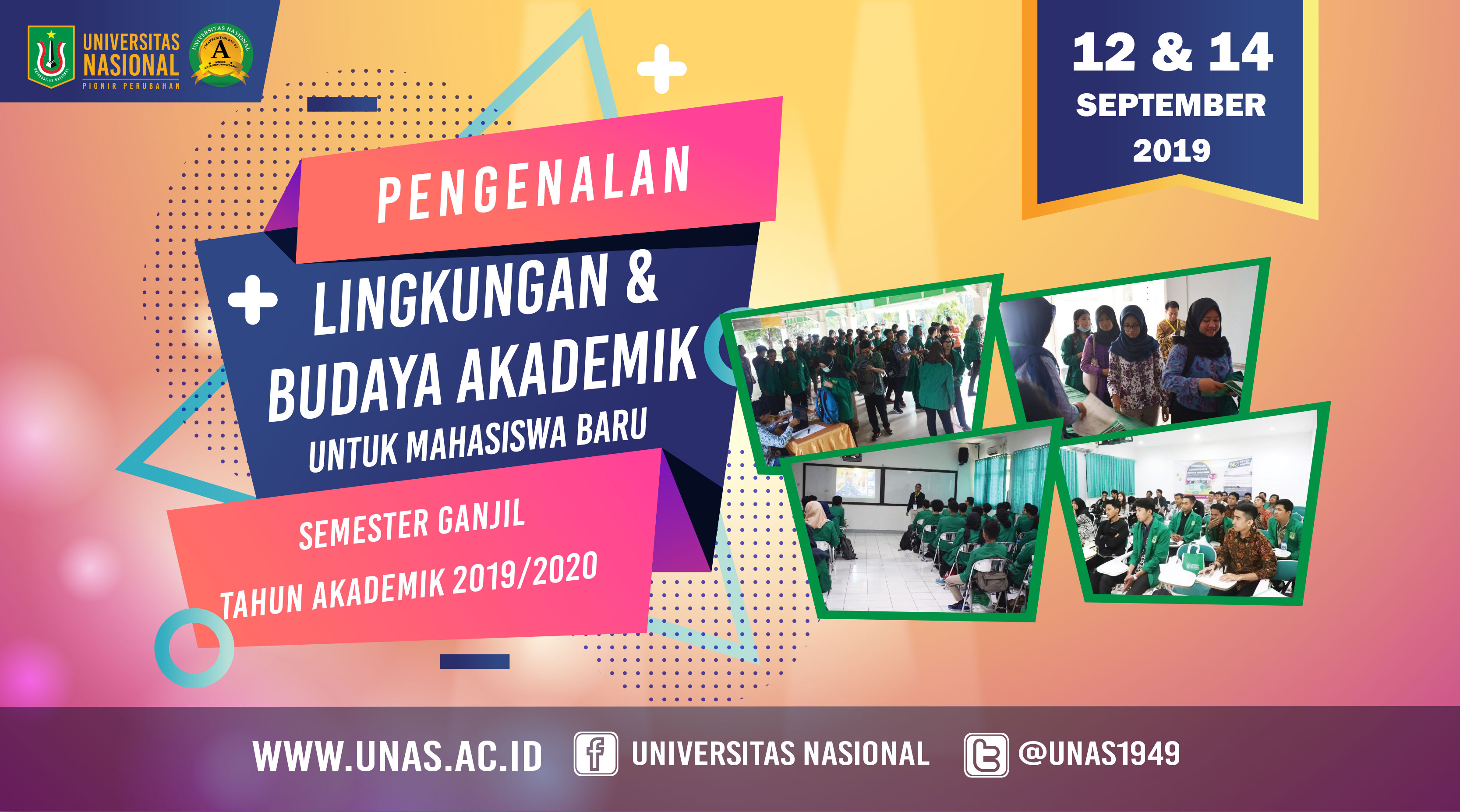 PLBA Untuk Mahasiswa Baru UNAS Semester Ganjil 2019/2020