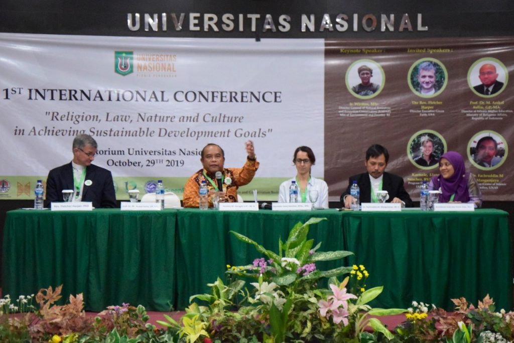 1st International Conference dalam perayaan Dies Natalis UNAS ke 70 Tahun dengan Tema Religion, Law, Nature and Culture in Achieving Sustainable Development
