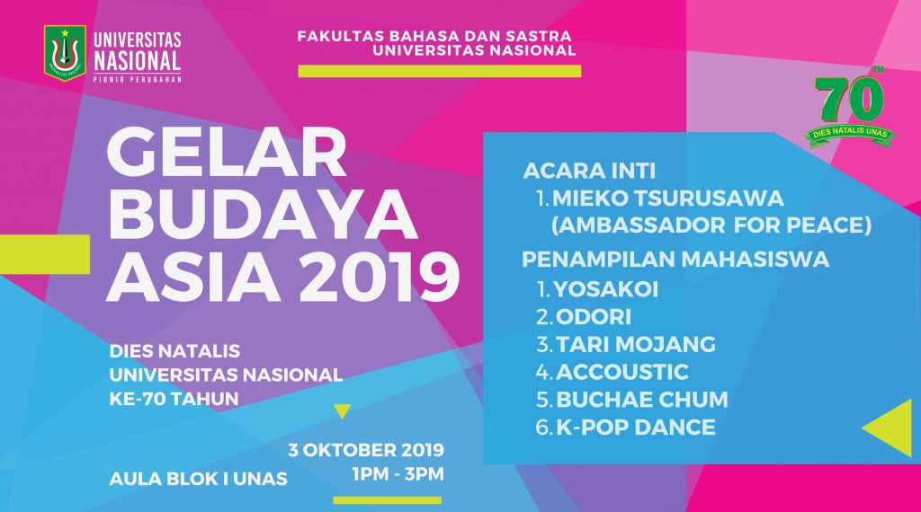 Gelar Budaya Asia 2019