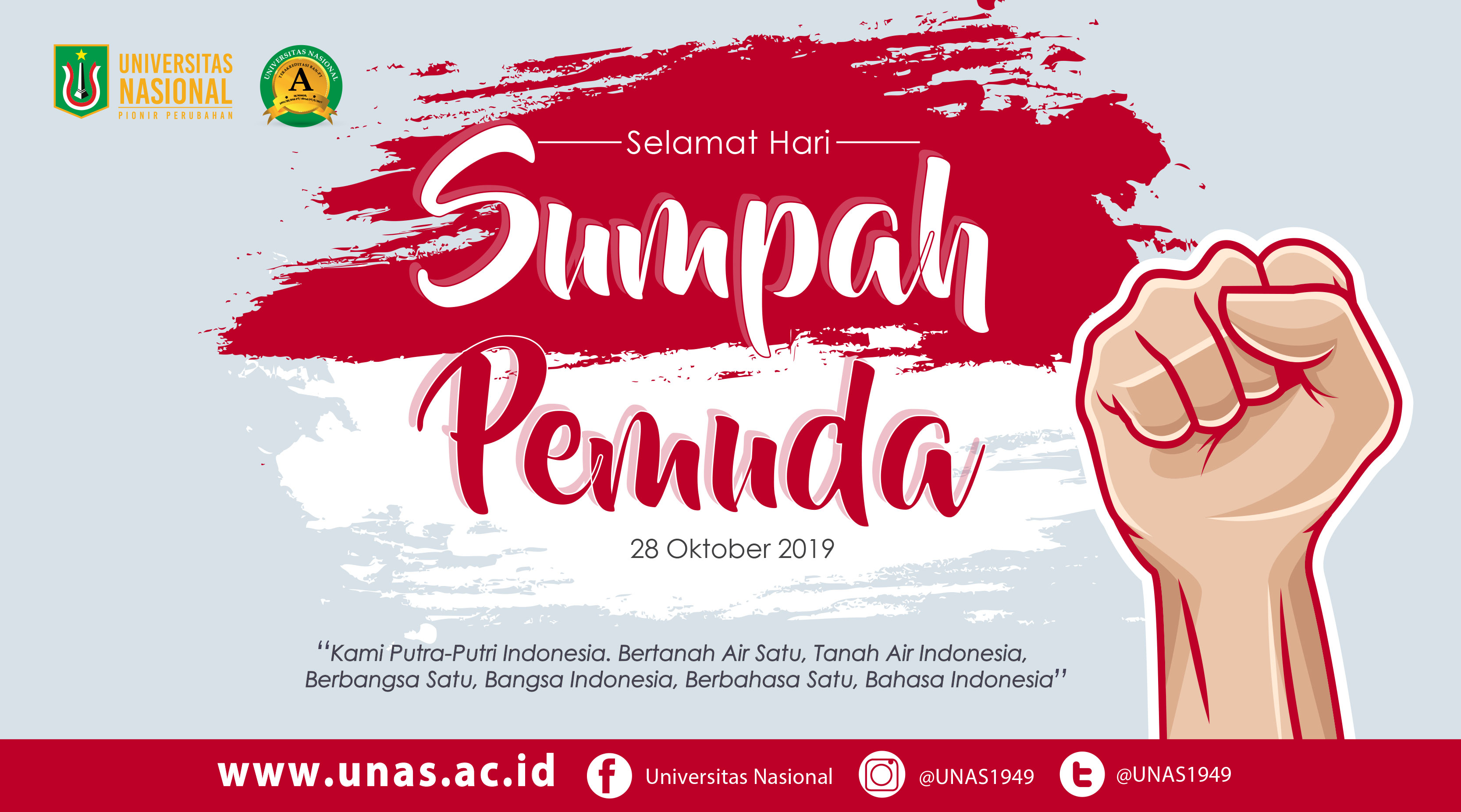 Hari Sumpah Pemuda 28 Oktober 2019