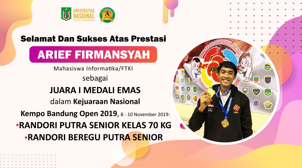 Prestasi Arief Firmansyah (Mahasiswa Informatika/FTKI) dalam kejuaraan Kempo