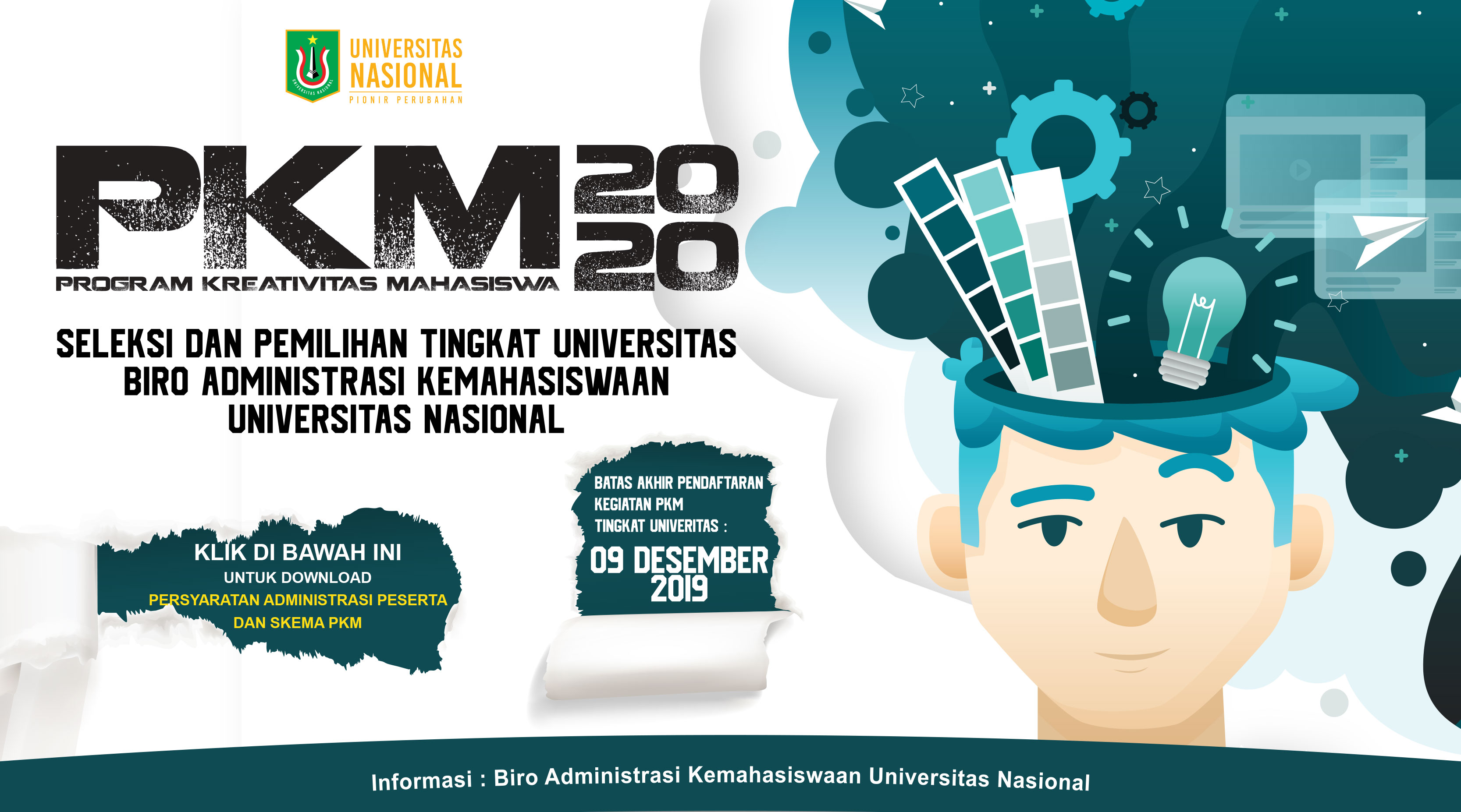 Program Kreativitas Mahasiswa UNAS 2020