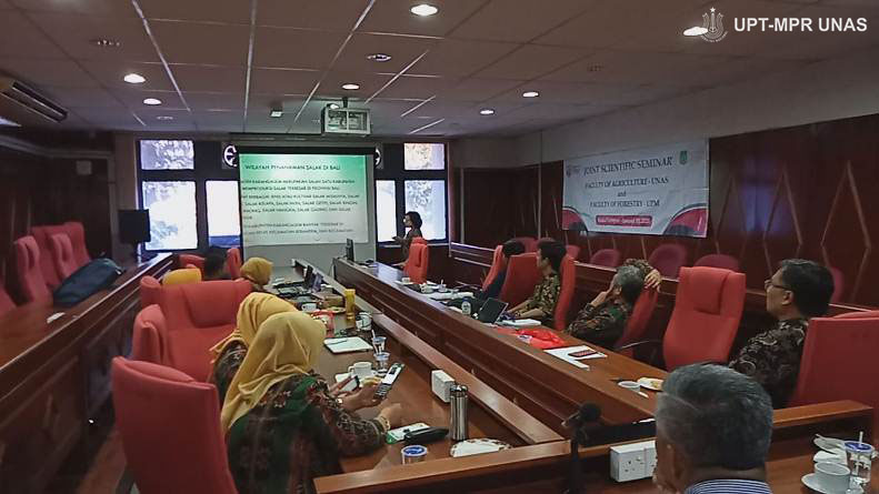 suasana kegiatan joint scientific seminar antara Unas dan UPM di Malaysia