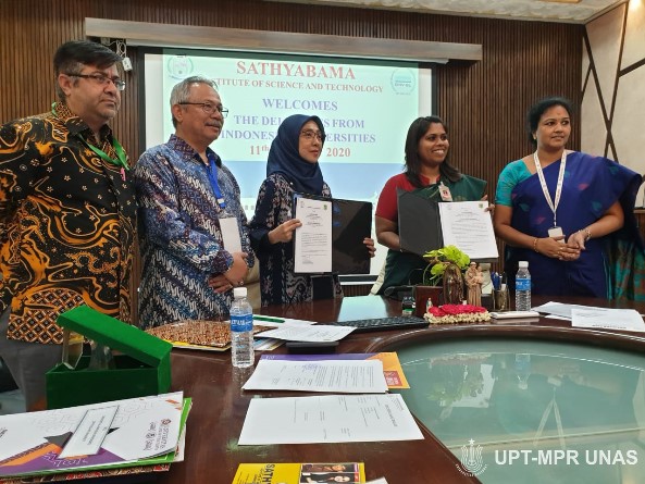 MoU dengan Sathyabama Institute of Science and Technology