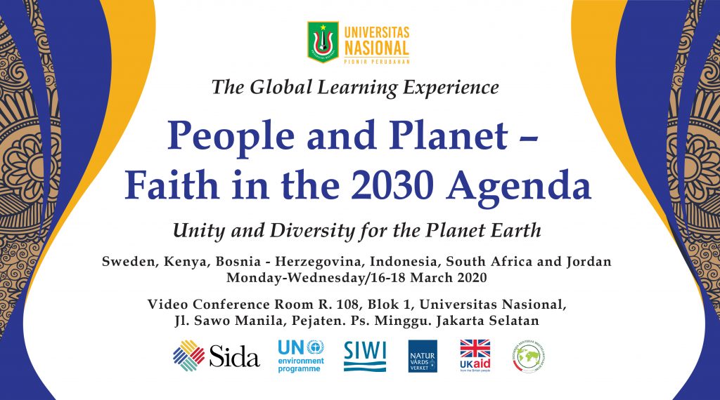 The Global Learning Experience "People and Planet-Faith in the 2030 Agenda"