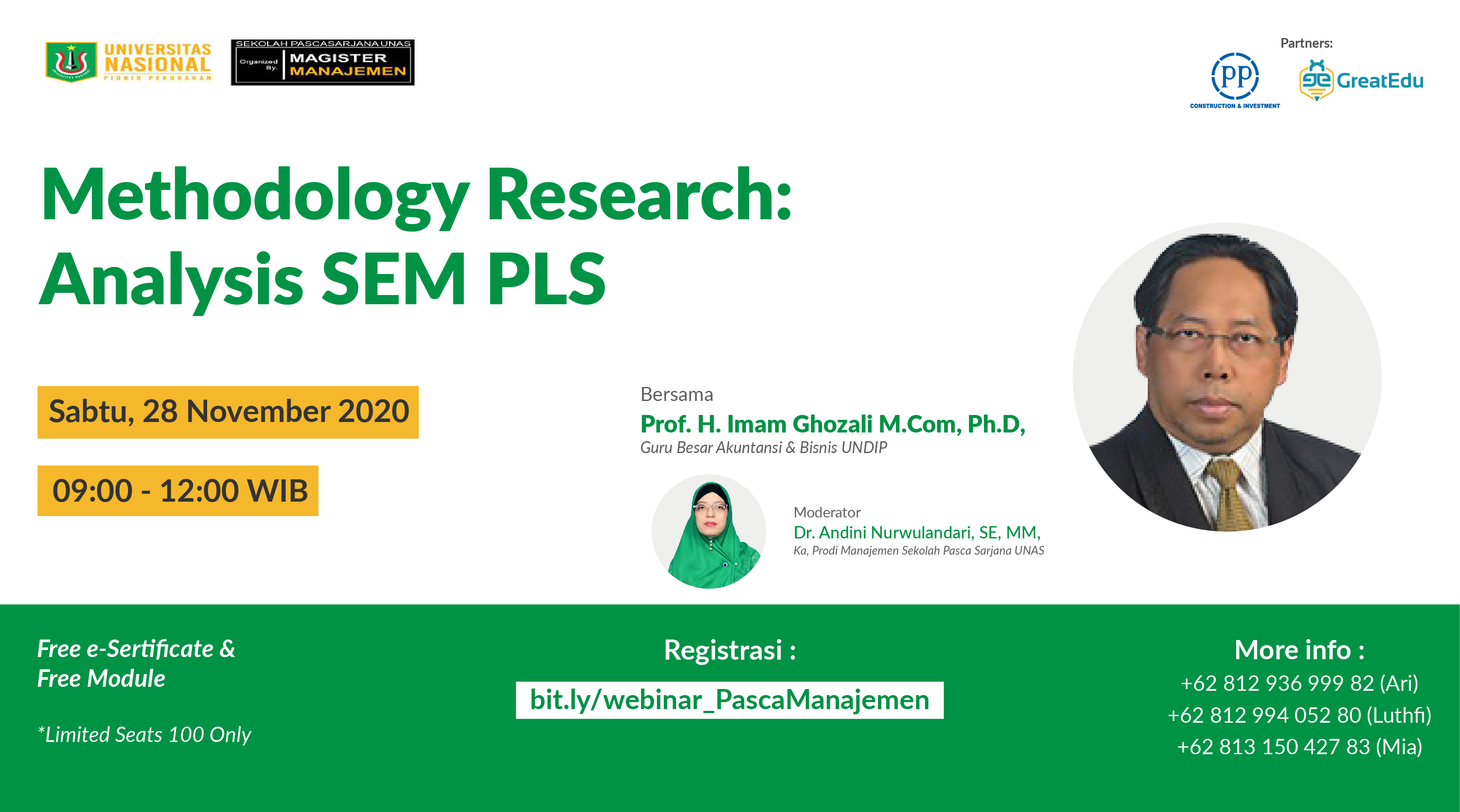 Webinar Methodology Research: Analysis SEM PLS