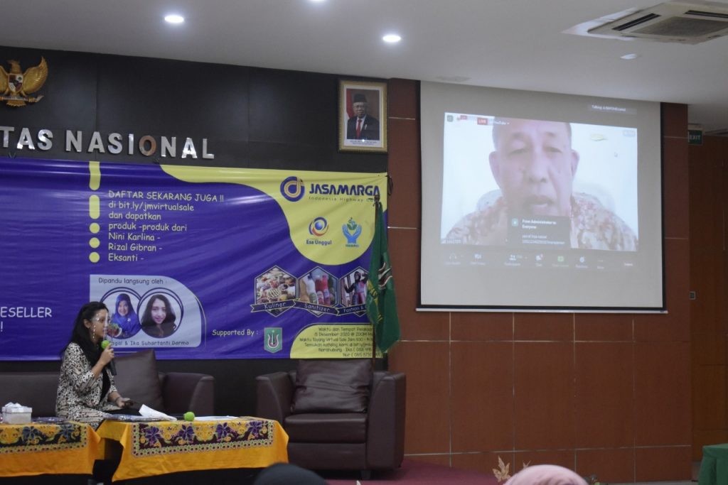 Pelaksanaan Kegiatan Virtual Sales UMKM Binaan Jasamarga.(15-12-2020)