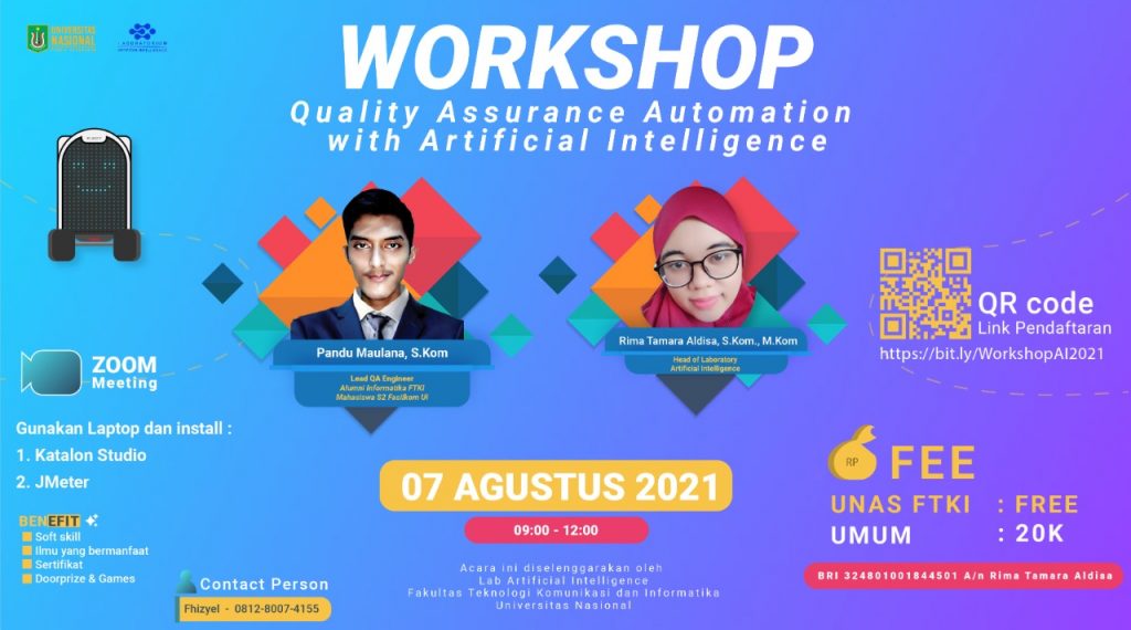 Workshop Quality Assurance Automation With Artificial Intelligence