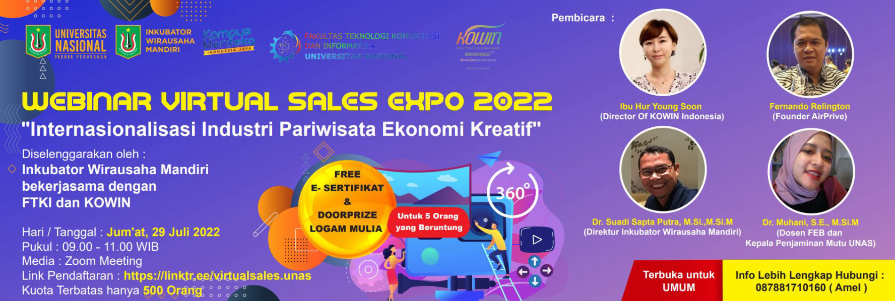 Sebanyak 24 Booth Meriahkan Virtual Sales Expo 2022