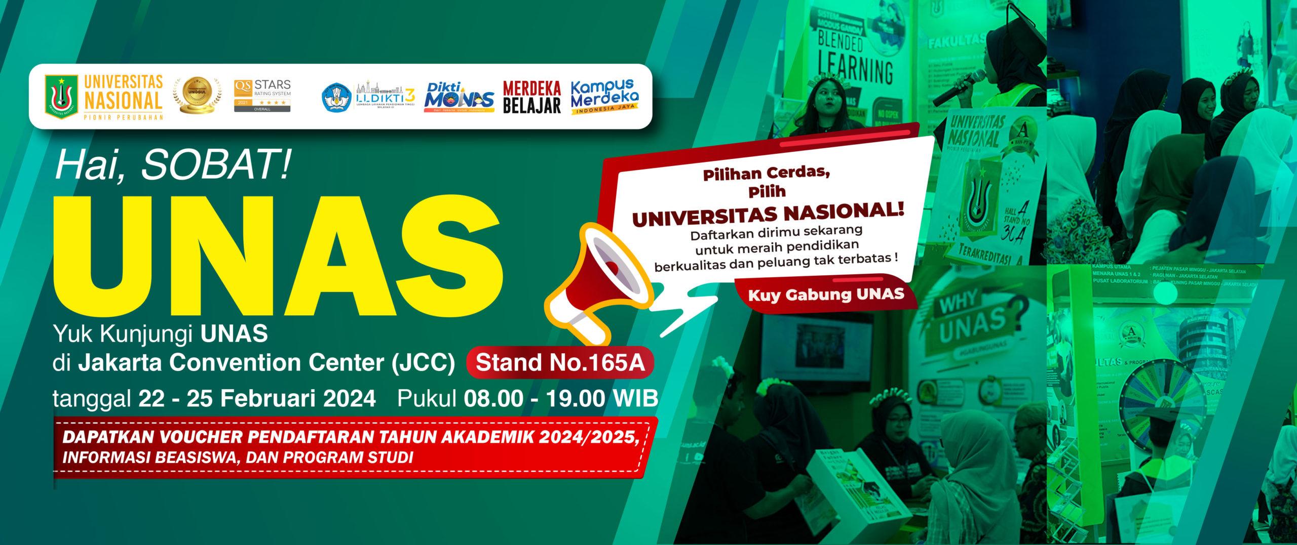 Yuk Kunjungi UNAS di Jakarta Convention Center (JCC)