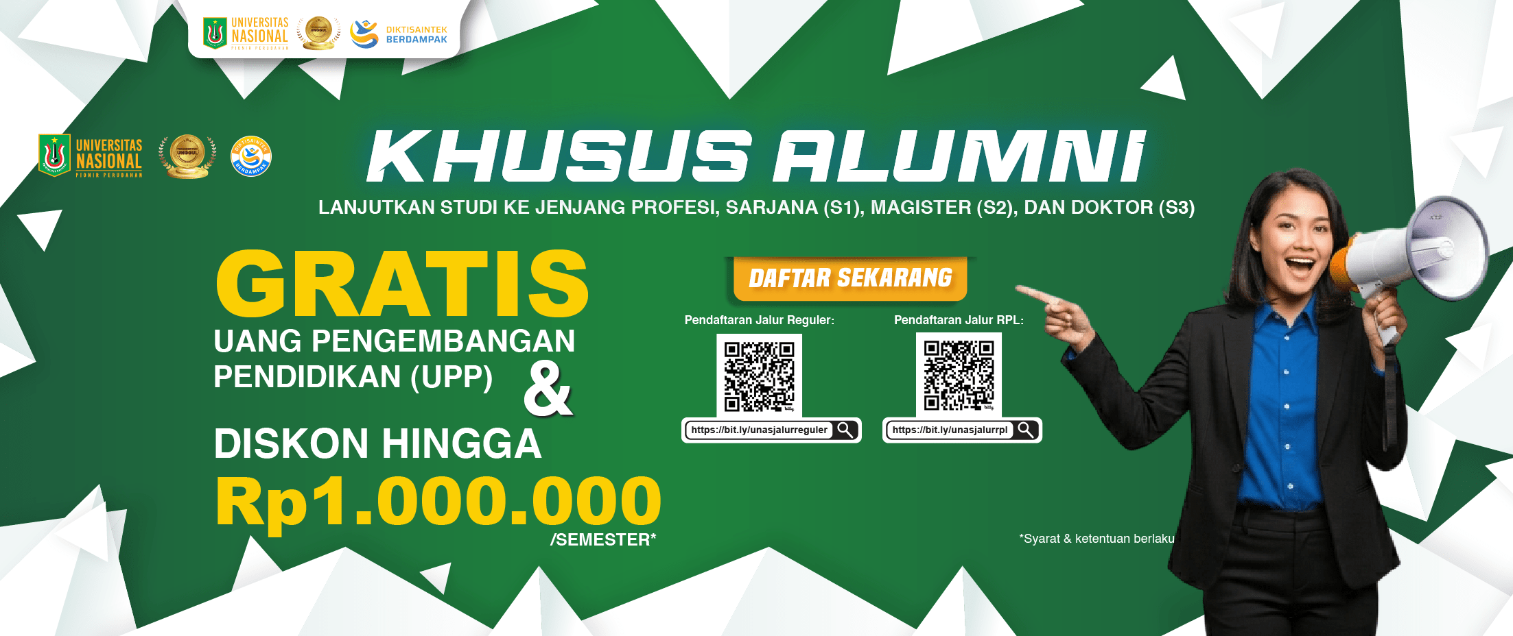 Promo Khusus Alumni UNAS